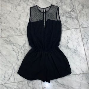 Maje black romper